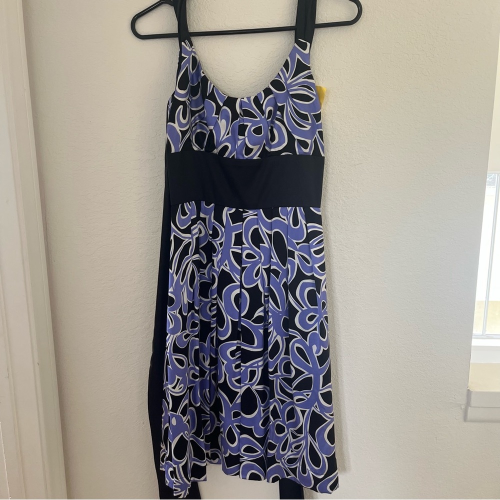 Maggy London Silk Empire waist dress